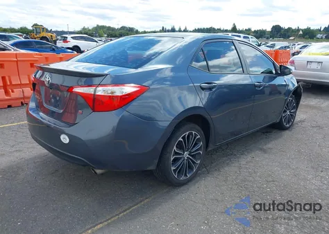 2015 Toyota Corolla S Plus from USA, damaged, VIN 2T1BURHE8FC329173